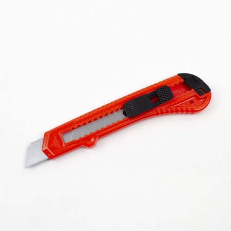 EXCEL BLADES K13 Snap Knife, 18mm Heavy Duty Retracting Plastic Box Cutter Red, 6pk 16013